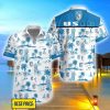 USL Dunkerque Pineapple Flower Pattern Aloha Hawaiian Shirt And Shorts Product Photo 1