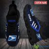 Usps Max Soul Shoes For Men And Women Blue Striped Custom Name Product Photo 1