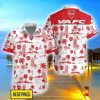 Valenciennes Football Club Pineapple Flower Pattern Aloha Hawaiian Shirt And Shorts Product Photo 1