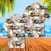 Virginia Chesterfield County Fire And EMS Summer Hawaiian Shirt Product Photo 1
