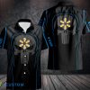 Walmart Button Shirt Skull 3D Hawaiian Shirt For Team Black Shirt Product Photo 1