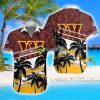 Washington Football Team Hawaii Coconut 3D Hawaiian Shirt And Short Beach Gift Product Photo 1