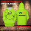 Waste Management Grinch Face 3D Hoodie, Sweater Green Brand Full Print Custom Number And Name - Brand waste management Grinch Face 3D Hoodie