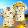 Wolverhampton Wanderers F.C Pineapple Flower Pattern Aloha Hawaiian Shirt And Shorts Product Photo 1