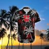WÜRTH Brand Coconut Tree Pattern Black Hawaiian Shirt All Over Print Gift Summer - WÜRTH Hawaiian Shirt Black Coconut Tree _1