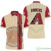 Arizona Diamondbacks MLB Vertical Team Name Team Logo Background Printed 3D Polo Shirt For Fans Product Photo 1