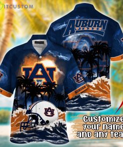 Auburn Tigers NCAA Team Logo Custom Name 3D Hawaiian Shirt Gift Ideas Product Photo 1