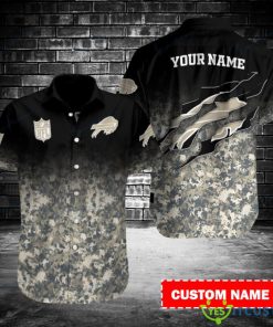 Buffalo Bills Personalized Button Hawaiian Shirt Custom Name Product Photo 1