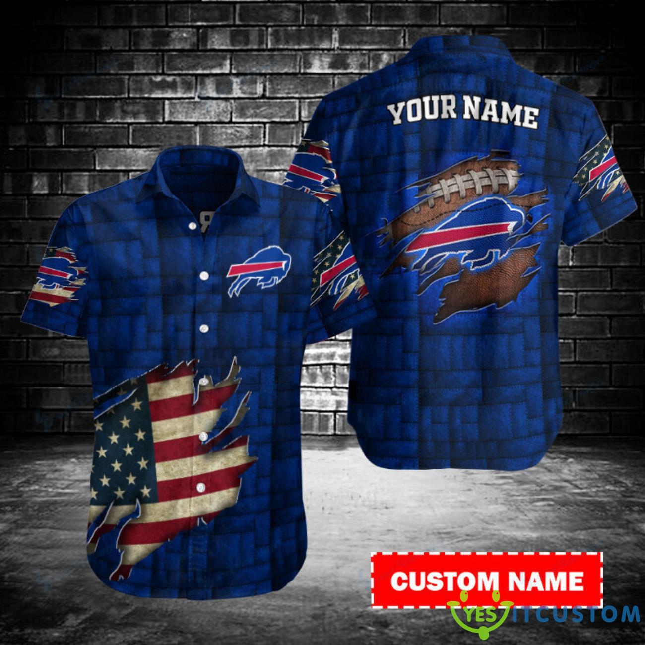 Buffalo Bills Personalized Button Hawaiian Shirt Team Trending Shirt 2 Buffalo Bills Personalized Button Hawaiian Shirt Team Trending Shirt Product Photo 1