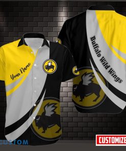 Buffalo Wild Wings Unique Gift For Fans 3d Hawaiian Shirt Personalized Name Product Photo 1