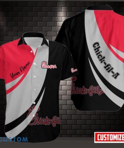 Chick-Fil-A Unique Gift For Fans 3d Hawaiian Shirt Personalized Name Product Photo 1