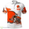 Cleveland Browns Grunge 3D Polo Shirt Gift Ideas For Sport Season Product Photo 1
