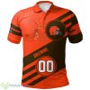 Cleveland Browns Grunge Custom Number 3D Polo Shirt Gift Ideas For Sport Season Product Photo 1