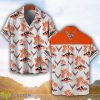 Corvette C8 Orange Coconut Pattern Combo 3D Hawaiian Shirt And Shorts Product Photo 1