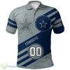 Dallas Cowboys Grunge Custom Number 3D Polo Shirt Gift Ideas For Sport Season Product Photo 1
