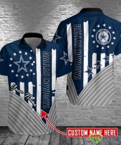 Dallas Cowboys Personalized Name Hawaiian Shirt Product Photo 1