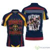 Denver Nuggets National Basketball Association Playoffs V2 3D Polo Shirt For Fans Basketball Pattern Product Photo 1