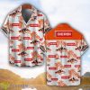 Derbi Motorcycles Orange Coconut Pattern Combo 3D Hawaiian Shirt And Shorts Product Photo 1