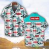 Derbi Motorcycles Tropical Coconut Pattern Combo 3D Hawaiian Shirt And Shorts Product Photo 1