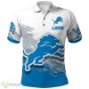 Detroit Lions Grunge 3D Polo Shirt Gift Ideas For Sport Season Product Photo 1