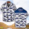 Ford Orange Coconut Pattern Combo 3D Hawaiian Shirt And Shorts Product Photo 1