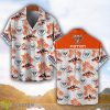 Foton Orange Coconut Pattern Combo 3D Hawaiian Shirt And Shorts Product Photo 1