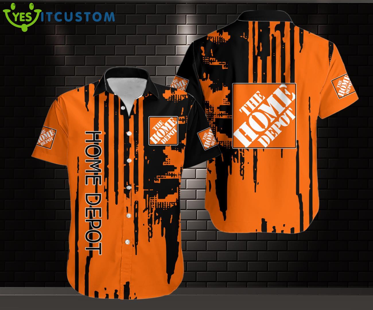 HOME DEPOT Hawaii Shirt Unique Logo Brand Shirt For Fans 2 HOME DEPOT Hawaii Shirt Unique Logo Brand Shirt For Fans Product Photo 1