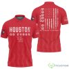 Houston Cougars Go Coogs NCAA American Flag Military Printed 3D Polo Shirt For Fans Product Photo 1
