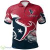 Houston Texans Grunge 3D Polo Shirt Gift Ideas For Sport Season Product Photo 1