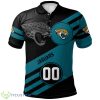 Jacksonville Jaguars Grunge Custom Number 3D Polo Shirt Gift Ideas For Sport Season Product Photo 1