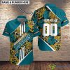 Jacksonville Jaguars Personalized Button Hawaiian Shirt Product Photo 1