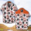 Kamaz Orange Coconut Pattern Combo 3D Hawaiian Shirt And Shorts Product Photo 1