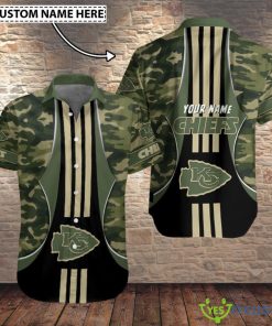 Kansas City Chiefs Personalized Button Hawaiian Shirt Product Photo 1