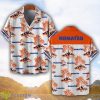 Komatsu Orange Coconut Pattern Combo 3D Hawaiian Shirt And Shorts Product Photo 1