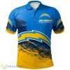 Los Angeles Chargers Grunge 3D Polo Shirt Gift Ideas For Sport Season Product Photo 1