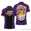 Los Angeles Lakers National Basketball Association Playoffs 3D Polo Shirt For Fans Basketball Pattern Product Photo 1