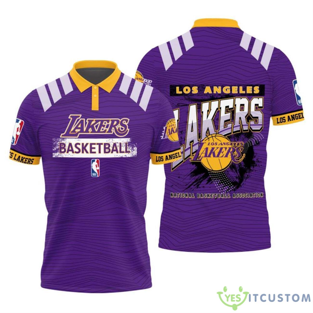 Los Angeles Lakers Style NBA Playoffs New Design Basketball 2024 Polo Shirt Team Gift 3 Los Angeles Lakers Style NBA Playoffs New Design Basketball 2024 Polo Shirt Team Gift Product Photo 1