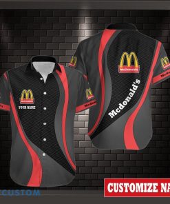 Mcdonald's Unique Gift For Fans 3d Hawaiian Shirt Personalized Name Product Photo 1