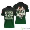 Milwaukee Bucks National Basketball Association Playoffs 3D Polo Shirt For Fans Basketball Pattern Product Photo 1