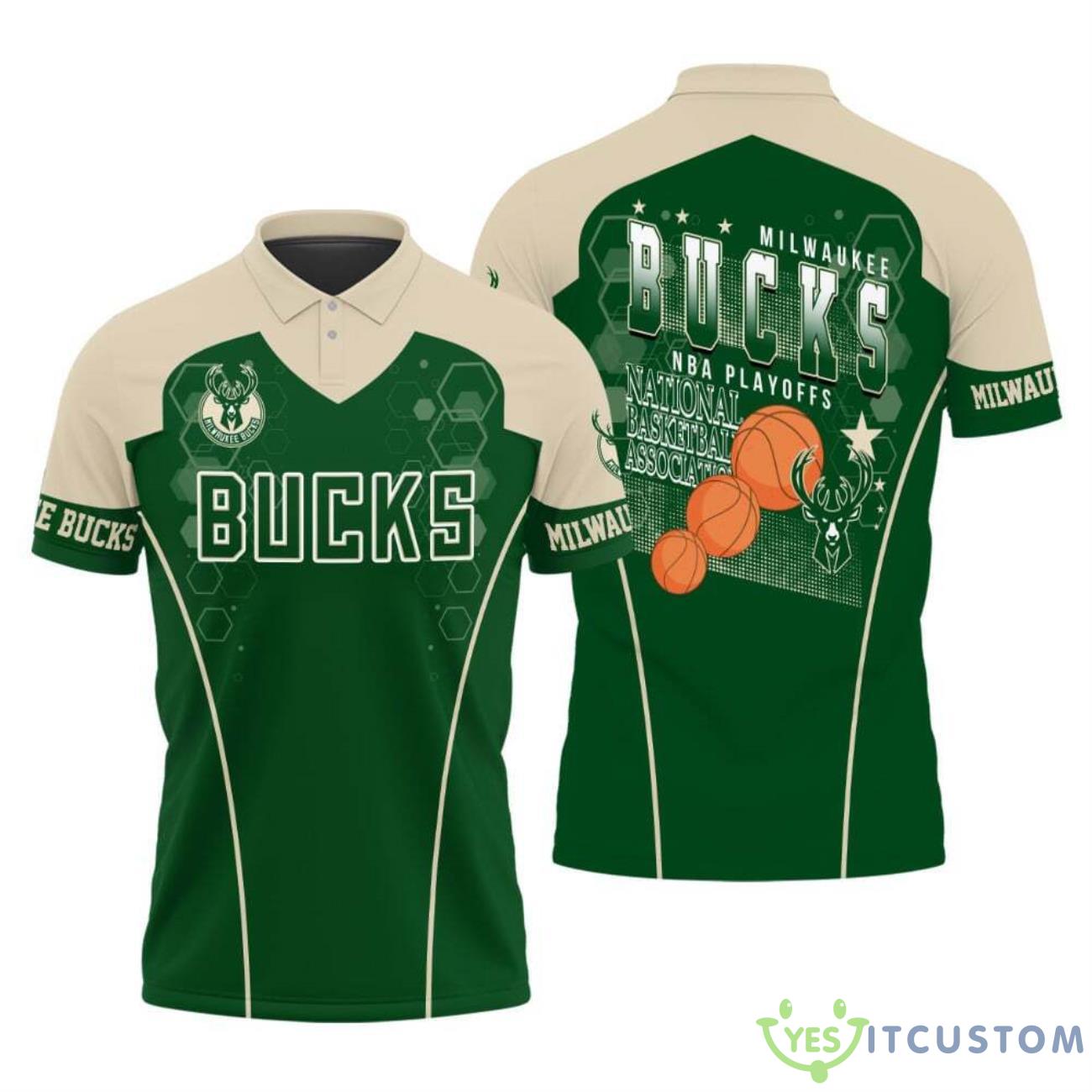 Milwaukee Bucks NBA Playoffs New Design Basketball Polo Shirt Unique Gift 3 Milwaukee Bucks NBA Playoffs New Design Basketball Polo Shirt Unique Gift Product Photo 1