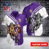 Minnesota Vikings Personalized Button Hawaiian Shirt Product Photo 1