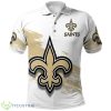 New Orleans Saints Grunge 3D Polo Shirt Gift Ideas For Sport Season Product Photo 1