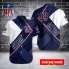 New York Giants Personalized Button Hawaiian Shirt Product Photo 1
