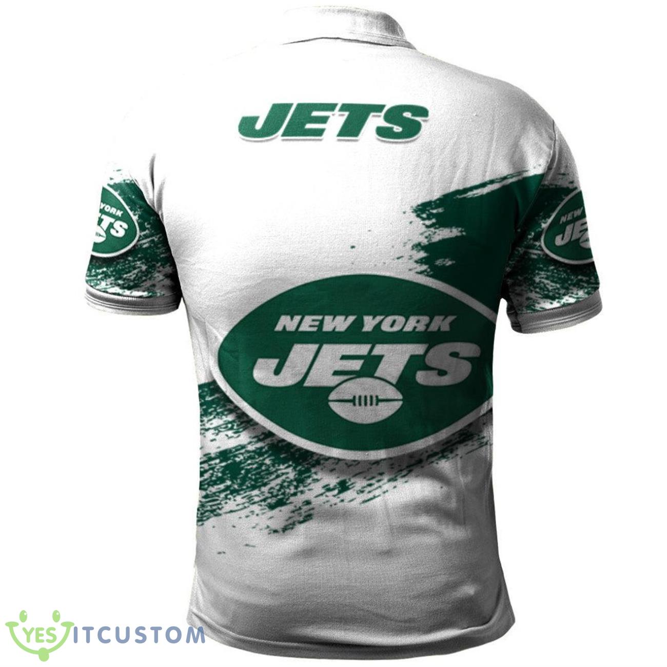 New York Jets Grunge 3D Polo Shirt Gift Ideas For Sport Season 6 New York Jets Grunge 3D Polo Shirt Gift Ideas For Sport Season Product Photo 2
