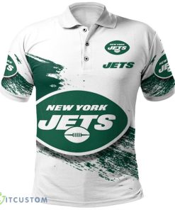 New York Jets Grunge 3D Polo Shirt Gift Ideas For Sport Season Product Photo 1