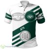 New York Jets Grunge Custom Number 3D Polo Shirt Gift Ideas For Sport Season Product Photo 1