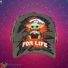 NFL Denver Broncos Logo Design Baby Yoda For Life Gifts For Fans Full Over Print Cap Product Photo 1