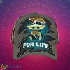 NFL Jacksonville Jaguars Logo Design Baby Yoda For Life Gifts For Fans Full Over Print Cap Product Photo 1