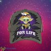 NFL Minnesota Vikings Logo Design Baby Yoda For Life Gifts For Fans Full Over Print Cap Product Photo 1