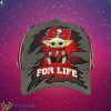 NFL Tampa Bay Buccaneers Logo Design Baby Yoda For Life Gifts For Fans Full Over Print Cap Product Photo 1